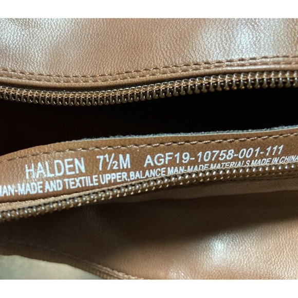 NEW DIRECTIONS Halden Brown Faux Leather Knee High Boots Womens 7.5M. - Picture 10 of 10